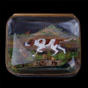 Unusual gold and quartz casket — image 2