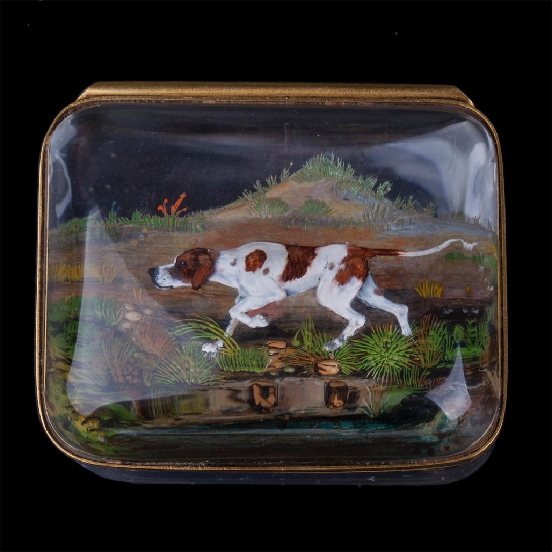 Unusual gold and quartz casket — image 2