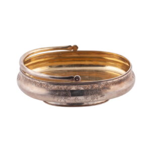 A Russian engraved silver-gilt candy bowl — image 2