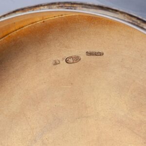 Faberge silver-gilt box with a rare medal — image 6