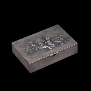 Russian cigar box "Winter Troyka" — image 1