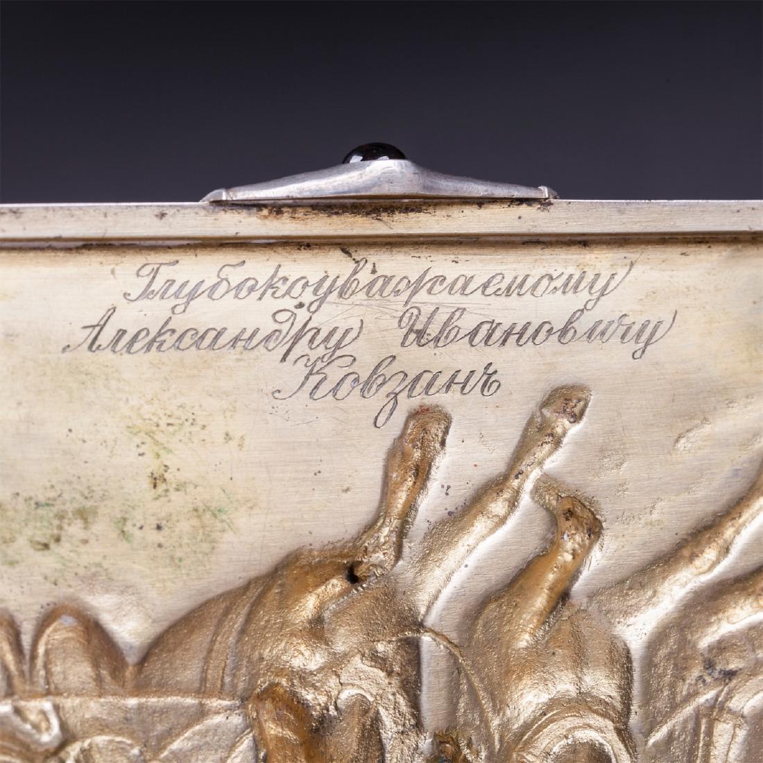 Russian cigar box "Winter Troyka" — image 5