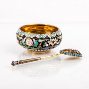 A pair of Ovchinnikov Russian salt cellars — image 4