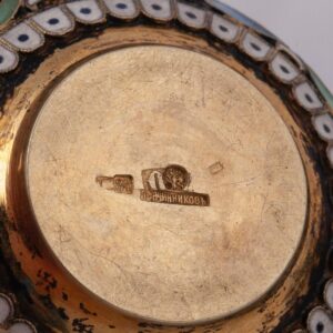 A pair of Ovchinnikov Russian salt cellars — image 5