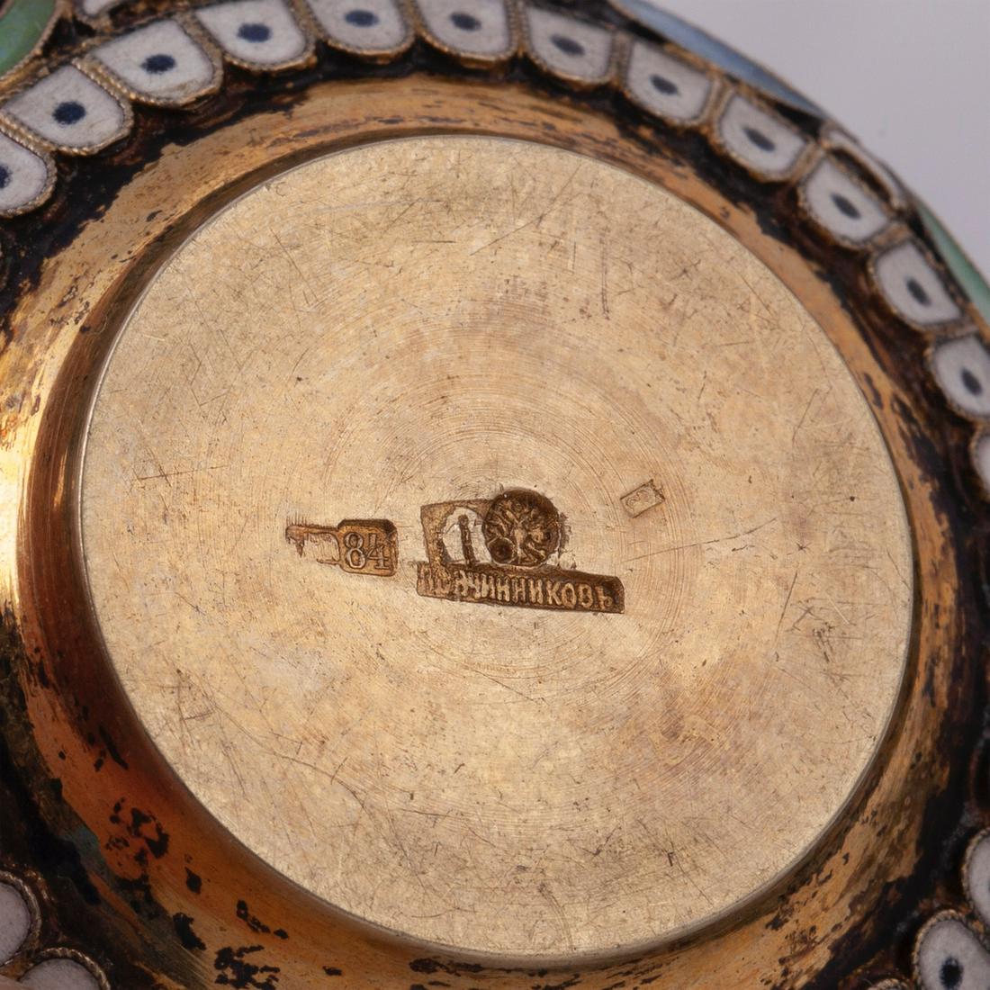 A pair of Ovchinnikov Russian salt cellars — image 5