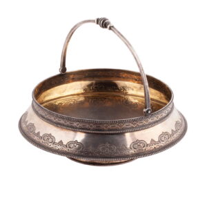 A Russian engraved silver-gilt candy bowl — image 2