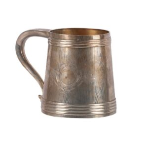 Massive Russian silver trompe l'oeil tankard — image 2
