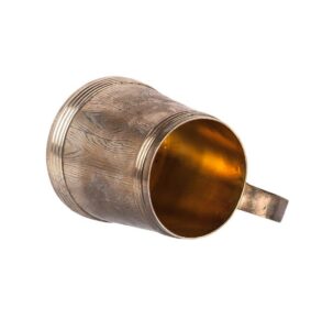 Massive Russian silver trompe l'oeil tankard — image 5