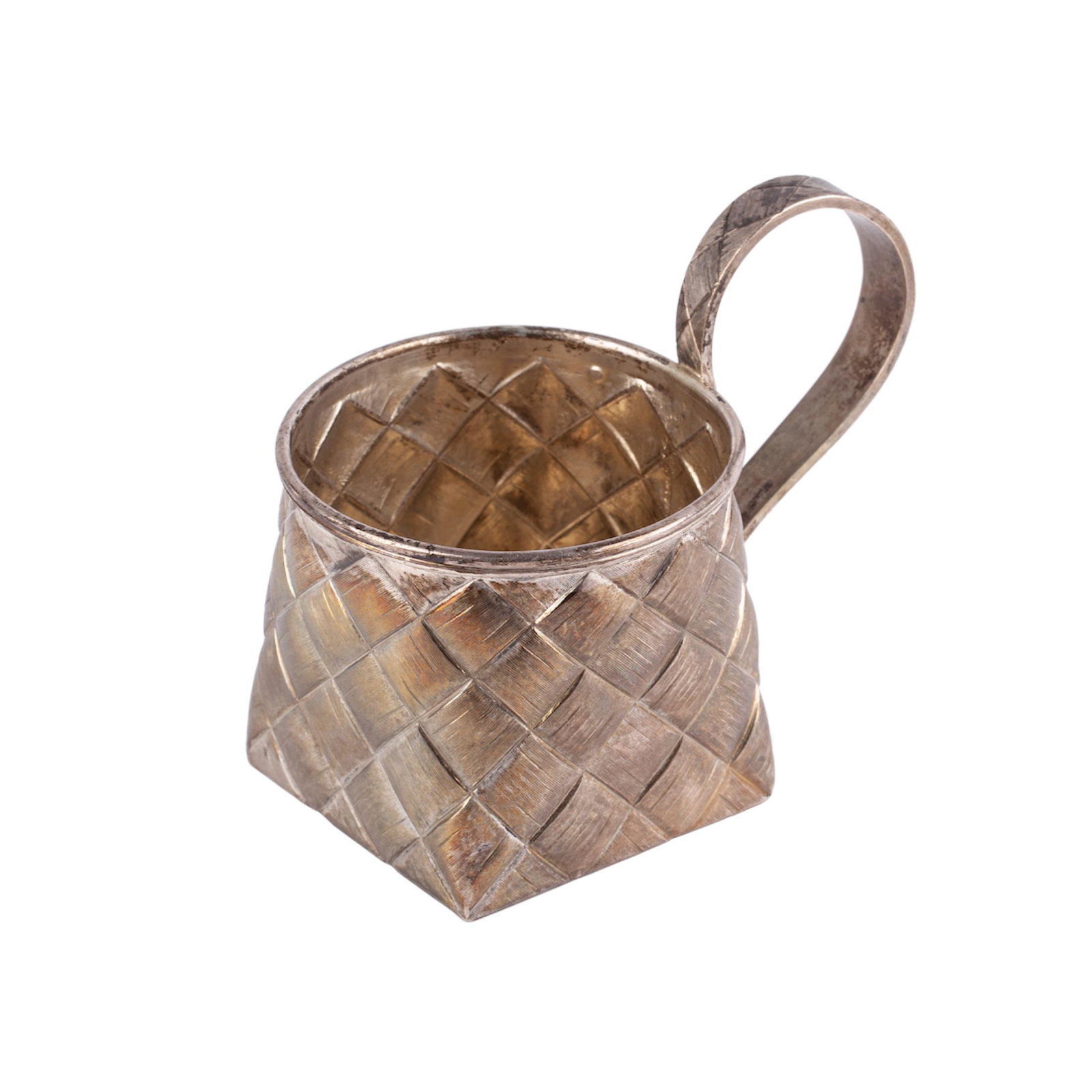 A Russian trompe l'oeil glass holder — image 1