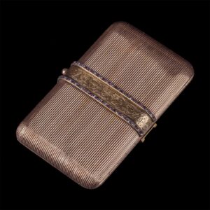 Russian gold cigarette case with a monogram — image 2