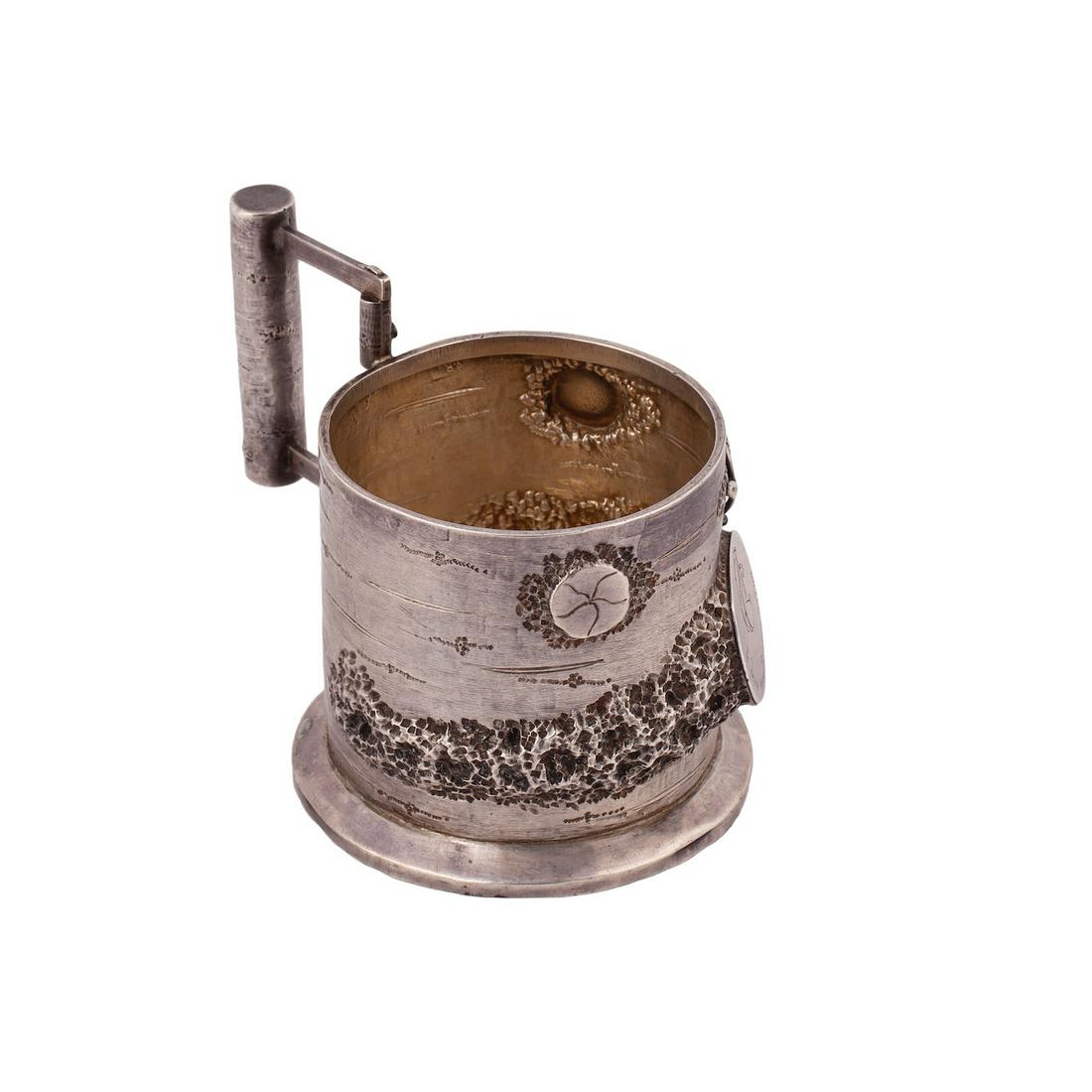 Russian trompe l'oeil tea glass holder — image 2
