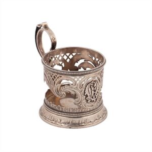Russian tea glass holder. Morozov — image 1