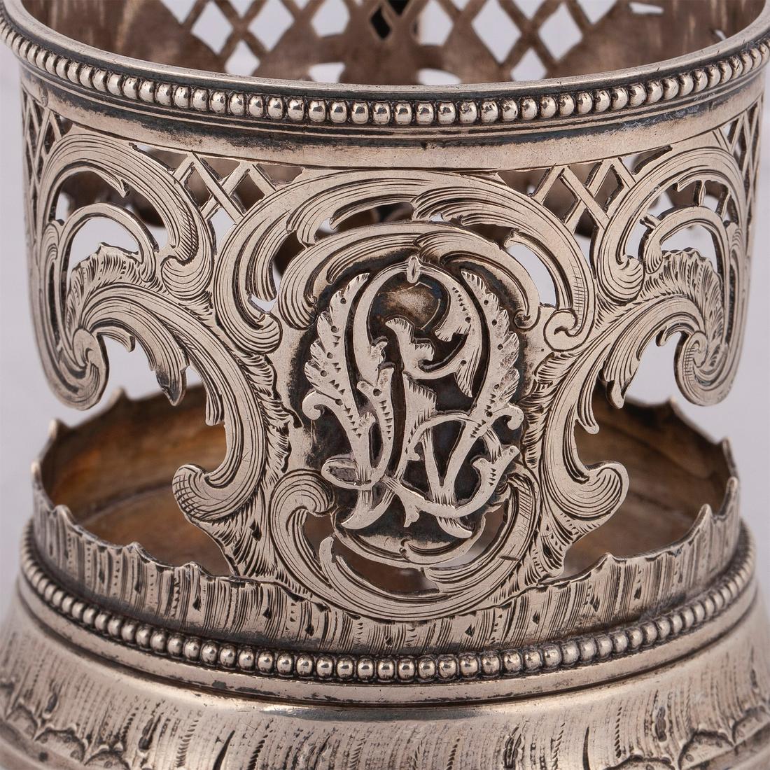 Russian tea glass holder. Morozov — image 2