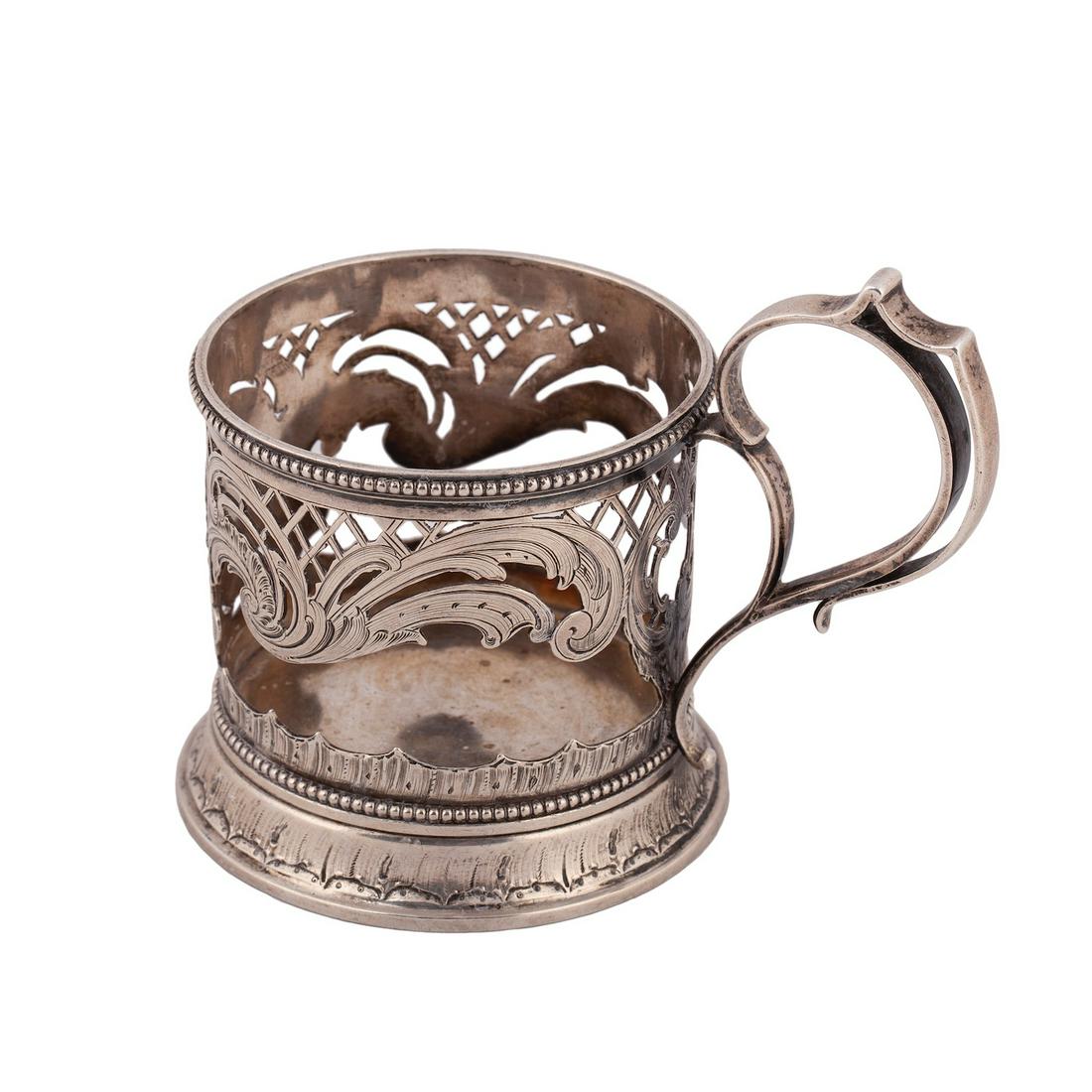 Russian tea glass holder. Morozov — image 3