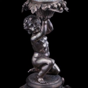 Russian silver and cut-glass vase — image 3