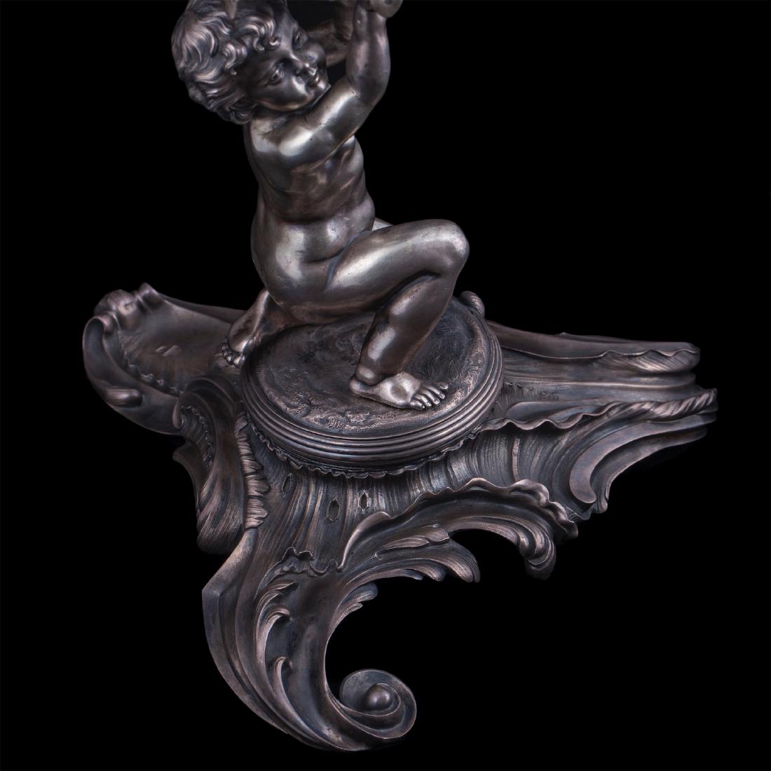 Russian silver and cut-glass vase — image 4