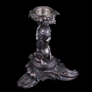 Russian silver and cut-glass vase — image 5