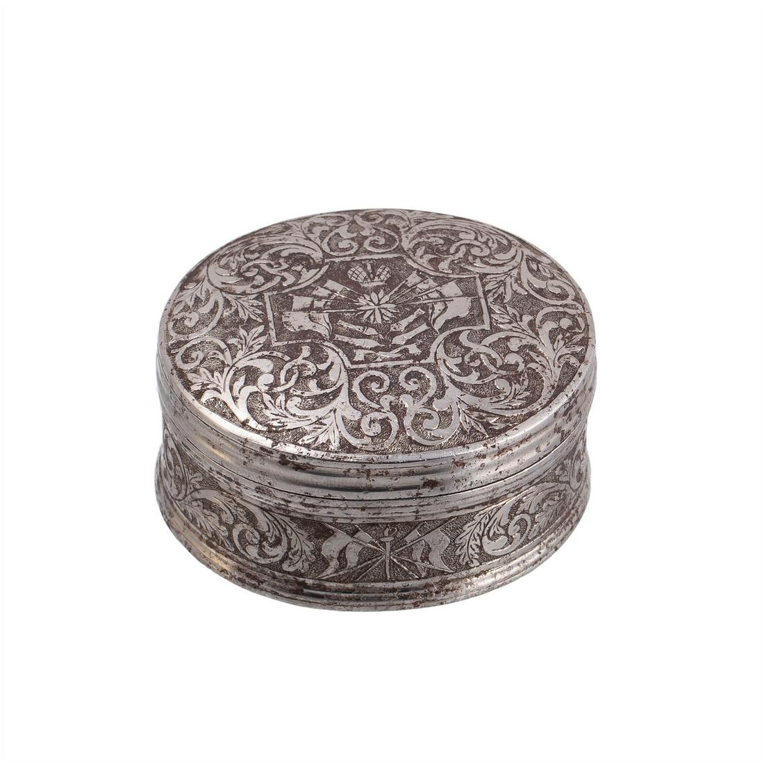Russian steel box with Tula city coat of arms — image 1