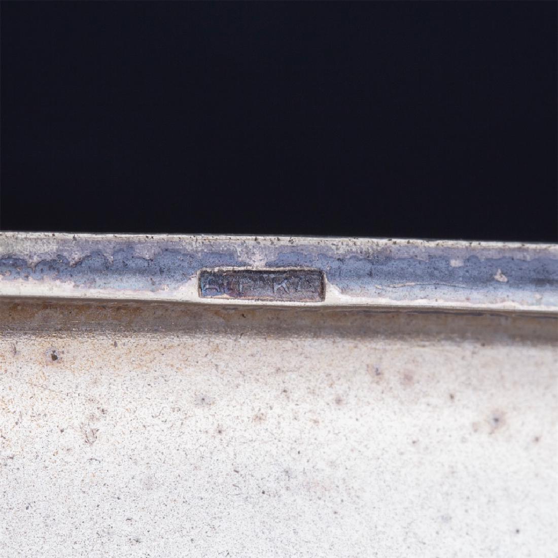 Metal cigarette case with animal — image 4