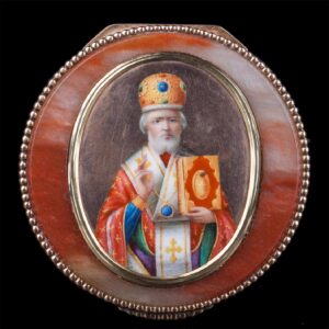 Russian gold and aventurine bonbonniere box — image 5
