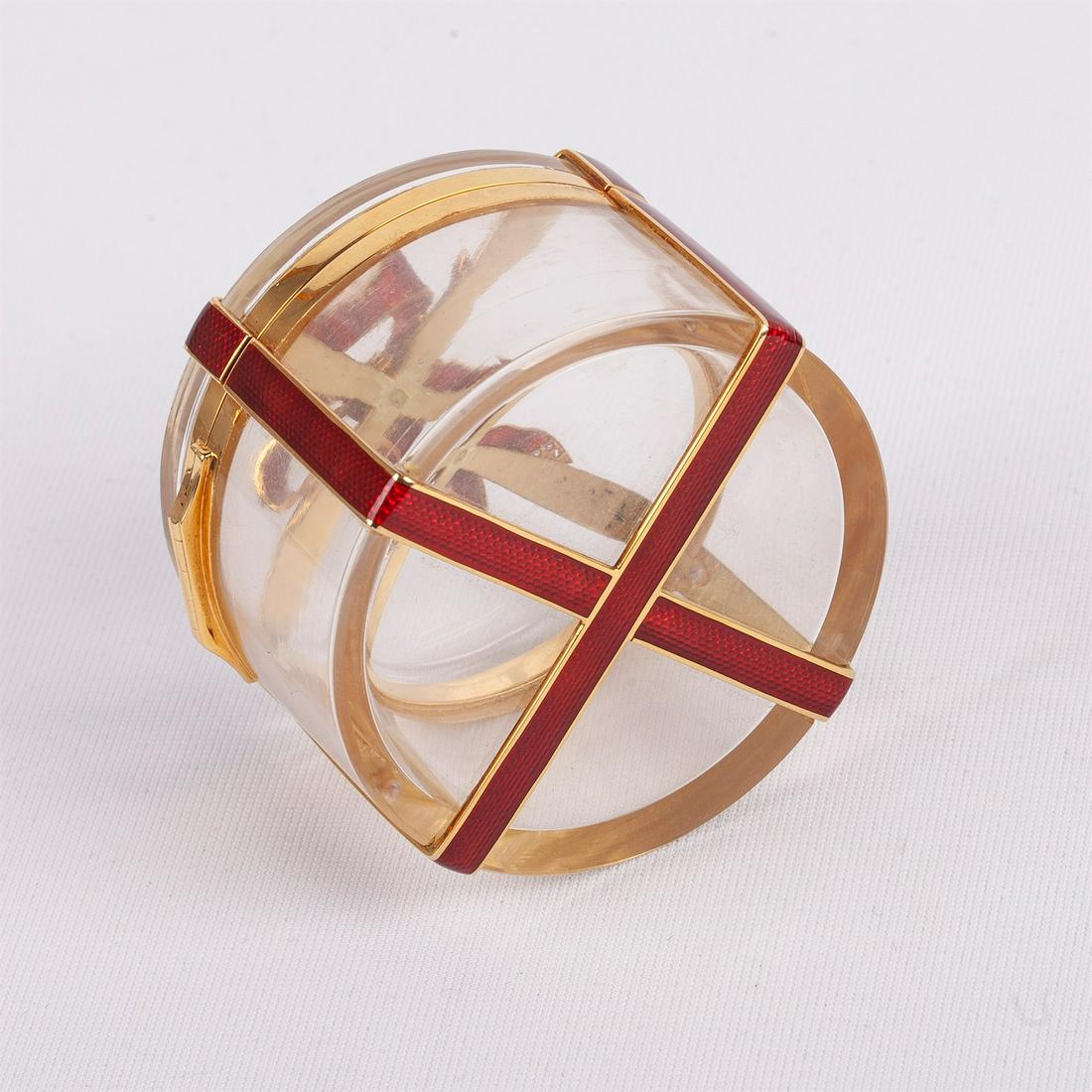 Faberge elegant gold & diamond bonbonniere — image 4