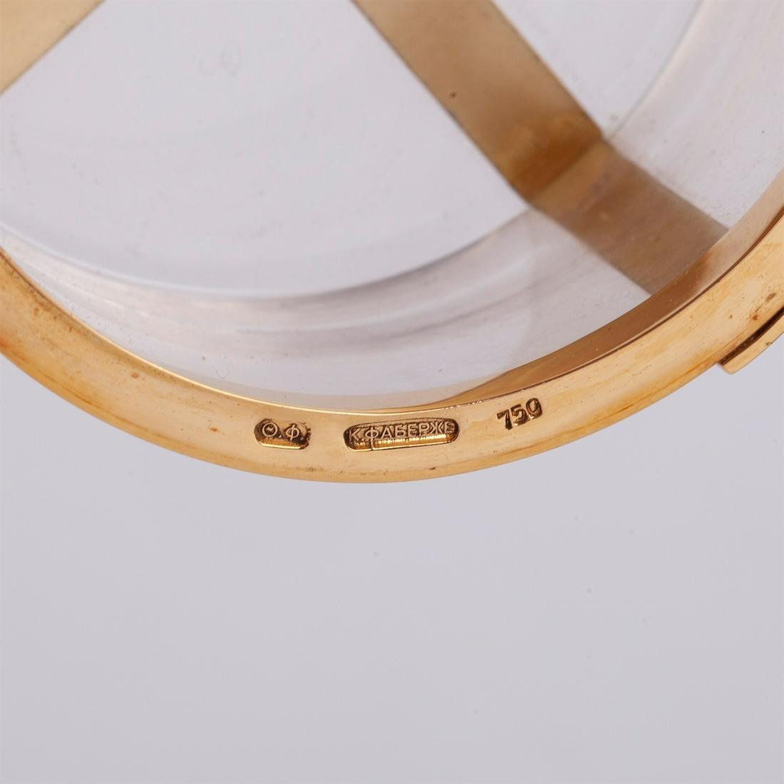 Faberge elegant gold & diamond bonbonniere — image 5