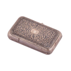 A Russian silver and niello cigarette case — image 2