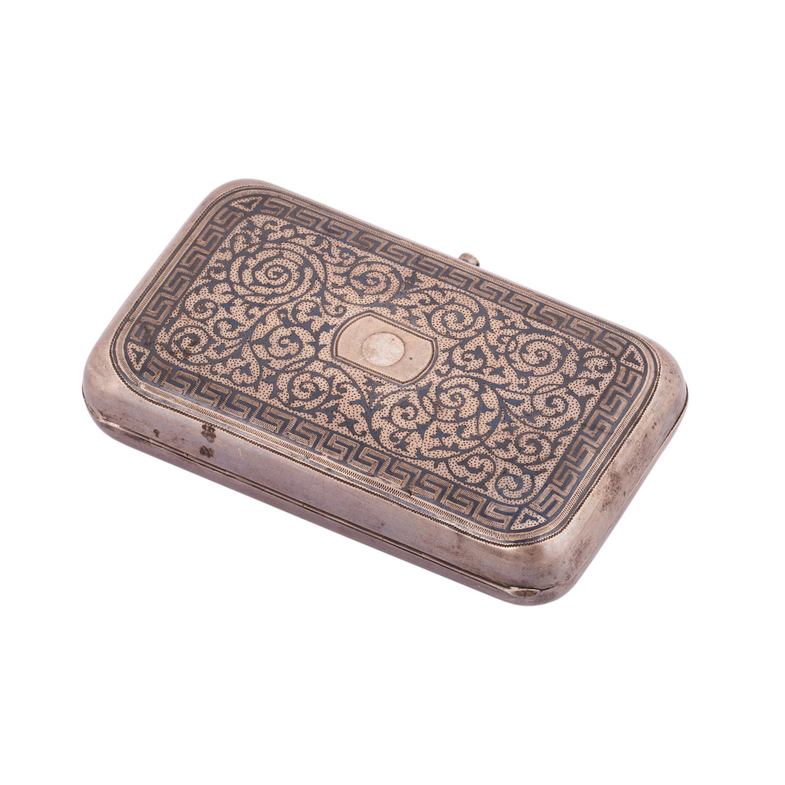 A Russian silver and niello cigarette case — image 2