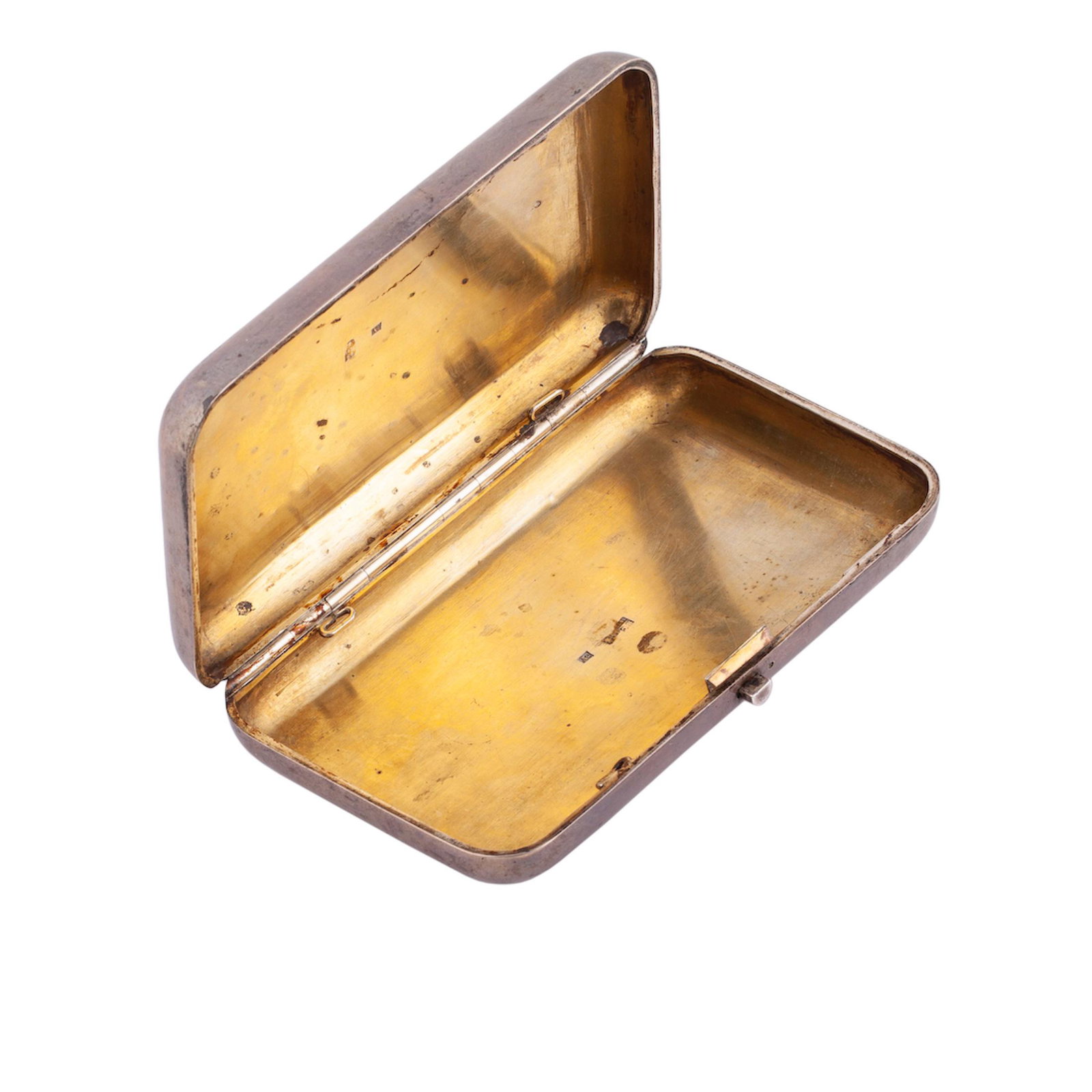 A Russian silver and niello cigarette case — image 3