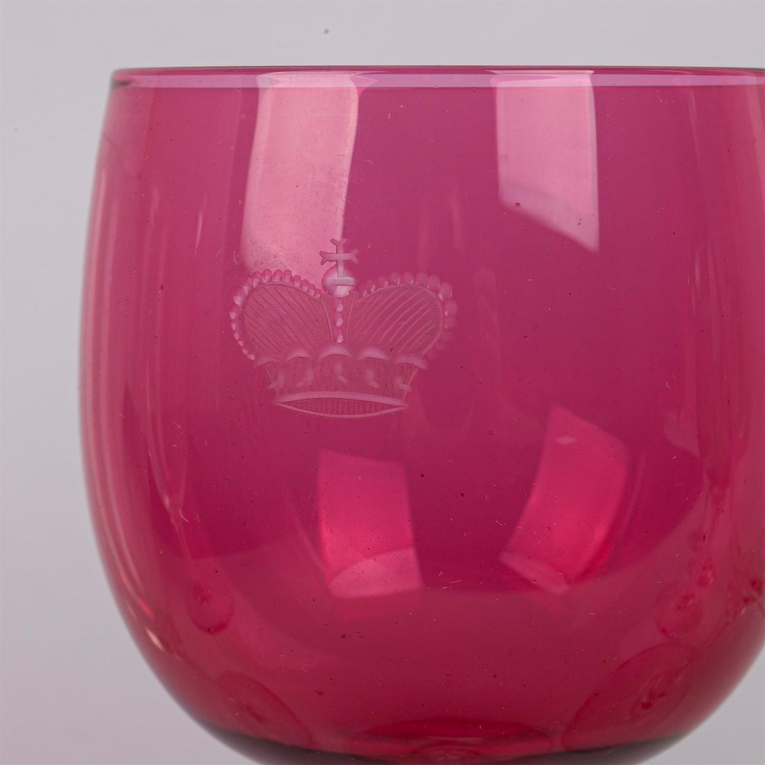 Russian glass goblets from the ducal service — image 3