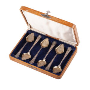 A set of 6 Russian ice cream spoons — image 1