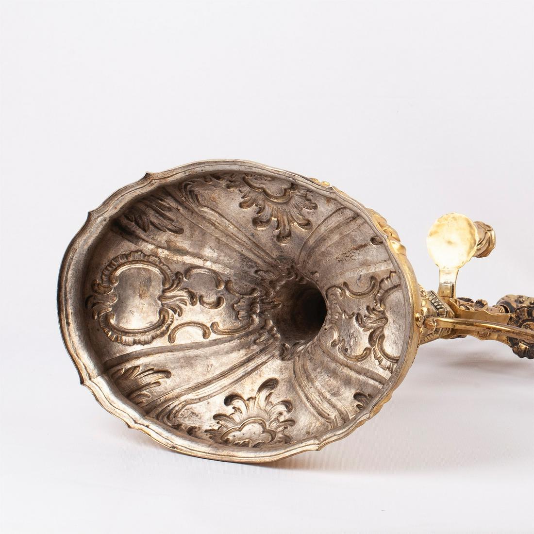 An impressive rococo style Menorah — image 5
