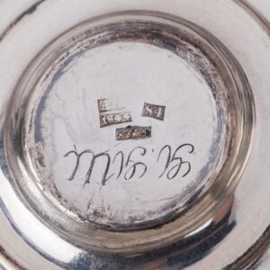 Russian silver and niello champagne goble — image 4