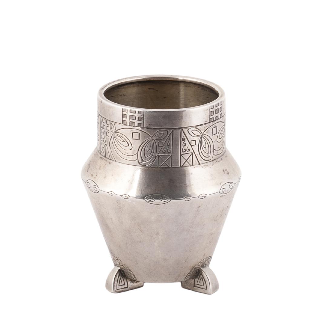 Russian art noveau style beaker by I. Khlebnikov — image 1