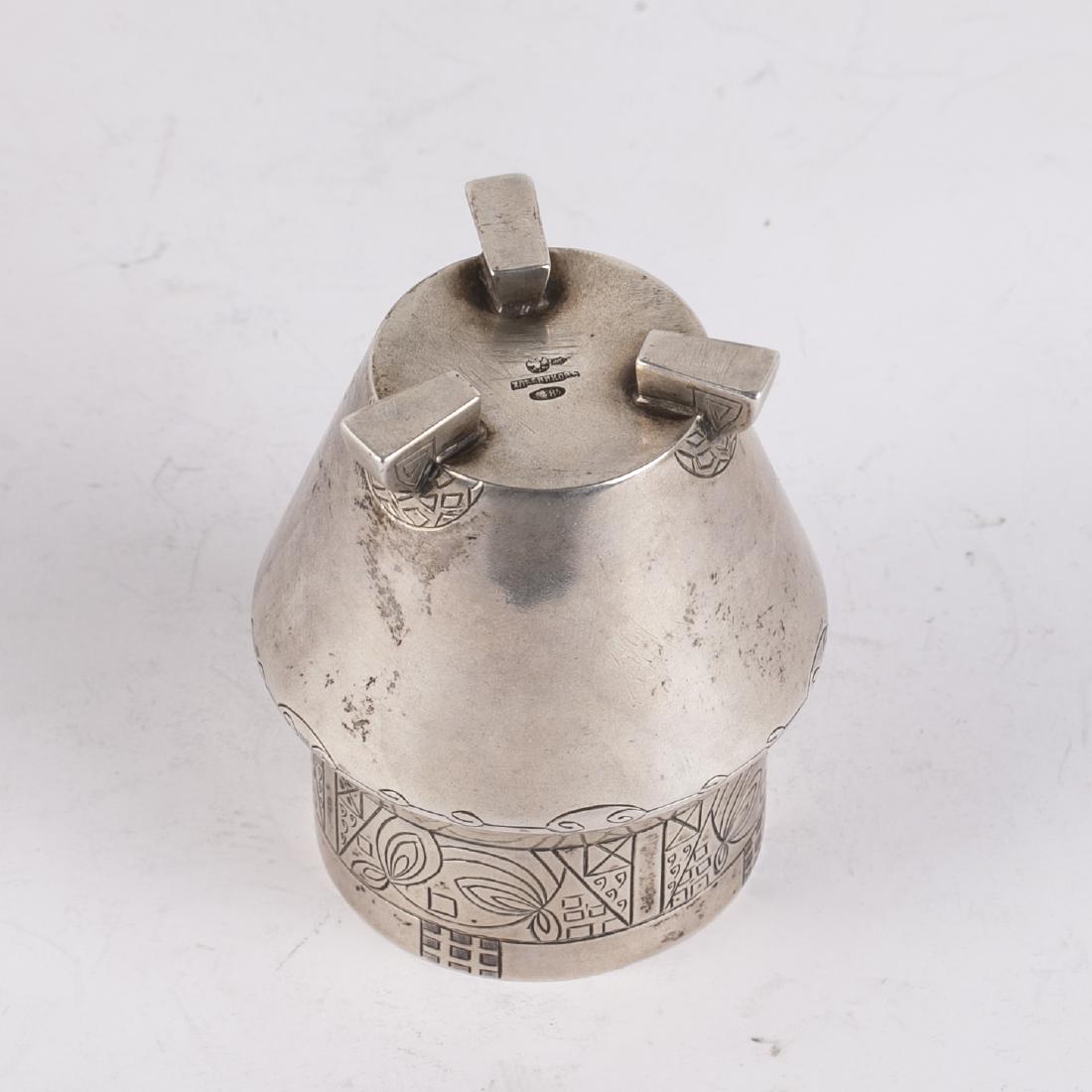 Russian art noveau style beaker by I. Khlebnikov — image 3