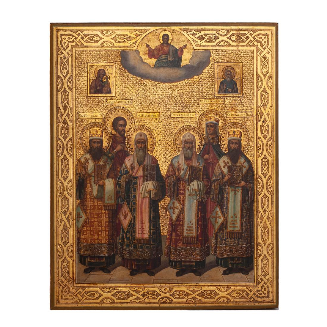 A Russian icon of the Chosen Saints — image 1