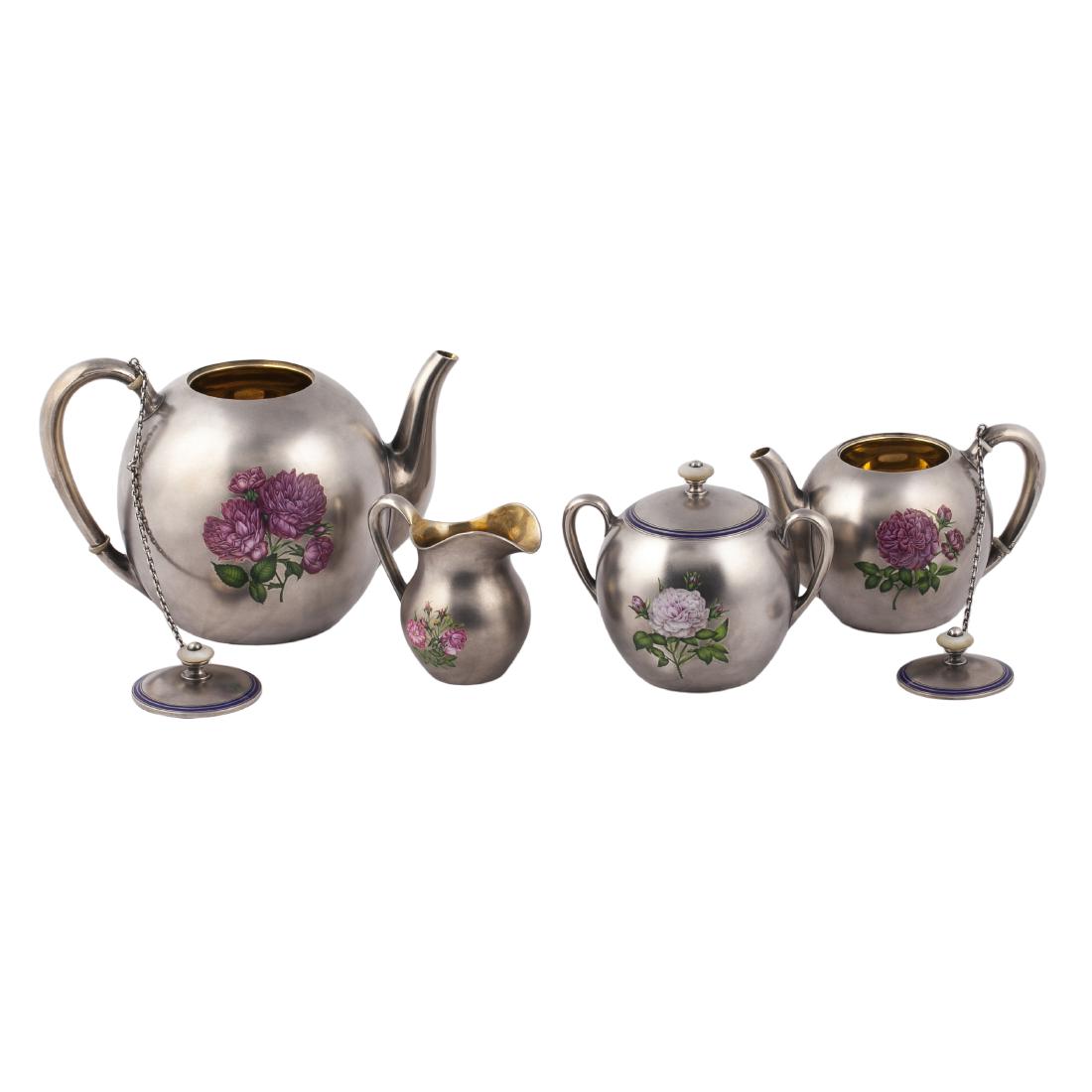 Rare Russian tea-set "áhrysanthemums". — image 2
