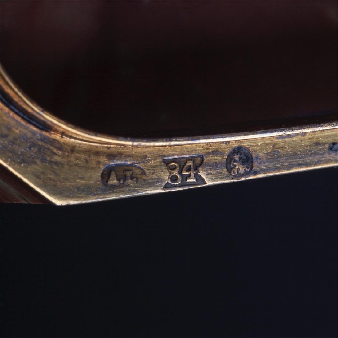 Silver-gilt, jasper casket with Peter bas-relief — image 6