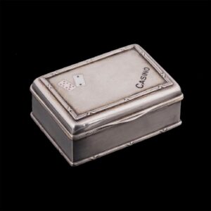 Russian silver-gilt case for playing cards — image 1