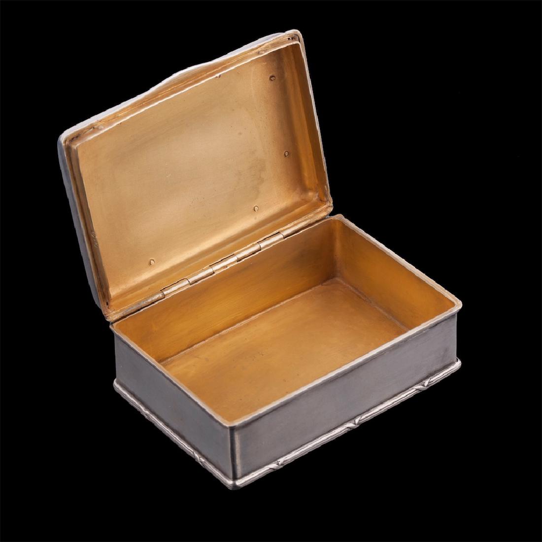 Russian silver-gilt case for playing cards — image 3