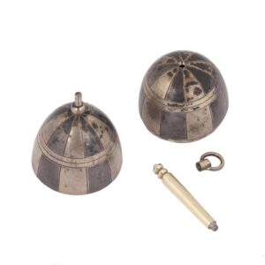 Russian silver travel cigar astray and a punch — image 3