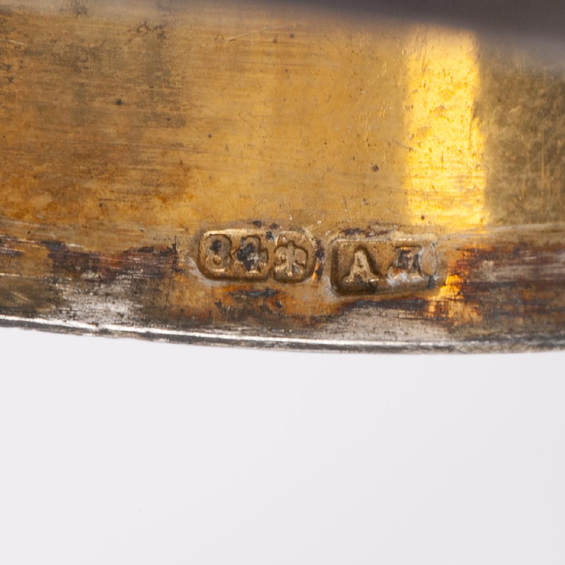 Russian silver travel cigar astray and a punch — image 5