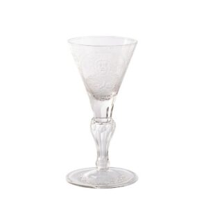 An unusual Russian glass with depiction — image 1