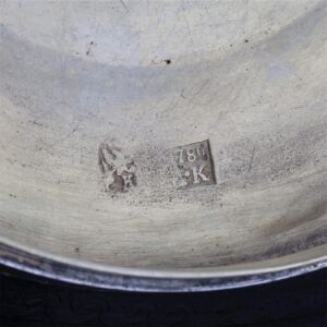 Russian silver rounded snuff box — image 5