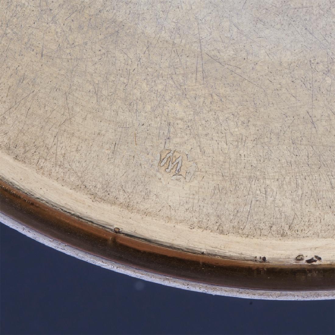 Russian silver rounded snuff box — image 6
