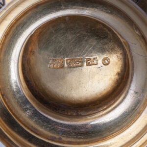 A Russian silver-gilt tea cup and saucer — image 4