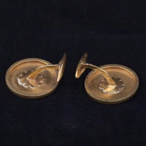 Gold and enamel cufflinks with the Coat of Arms — image 3