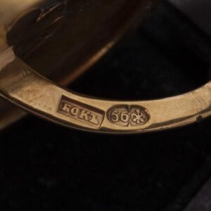 Gold and enamel cufflinks with the Coat of Arms — image 5