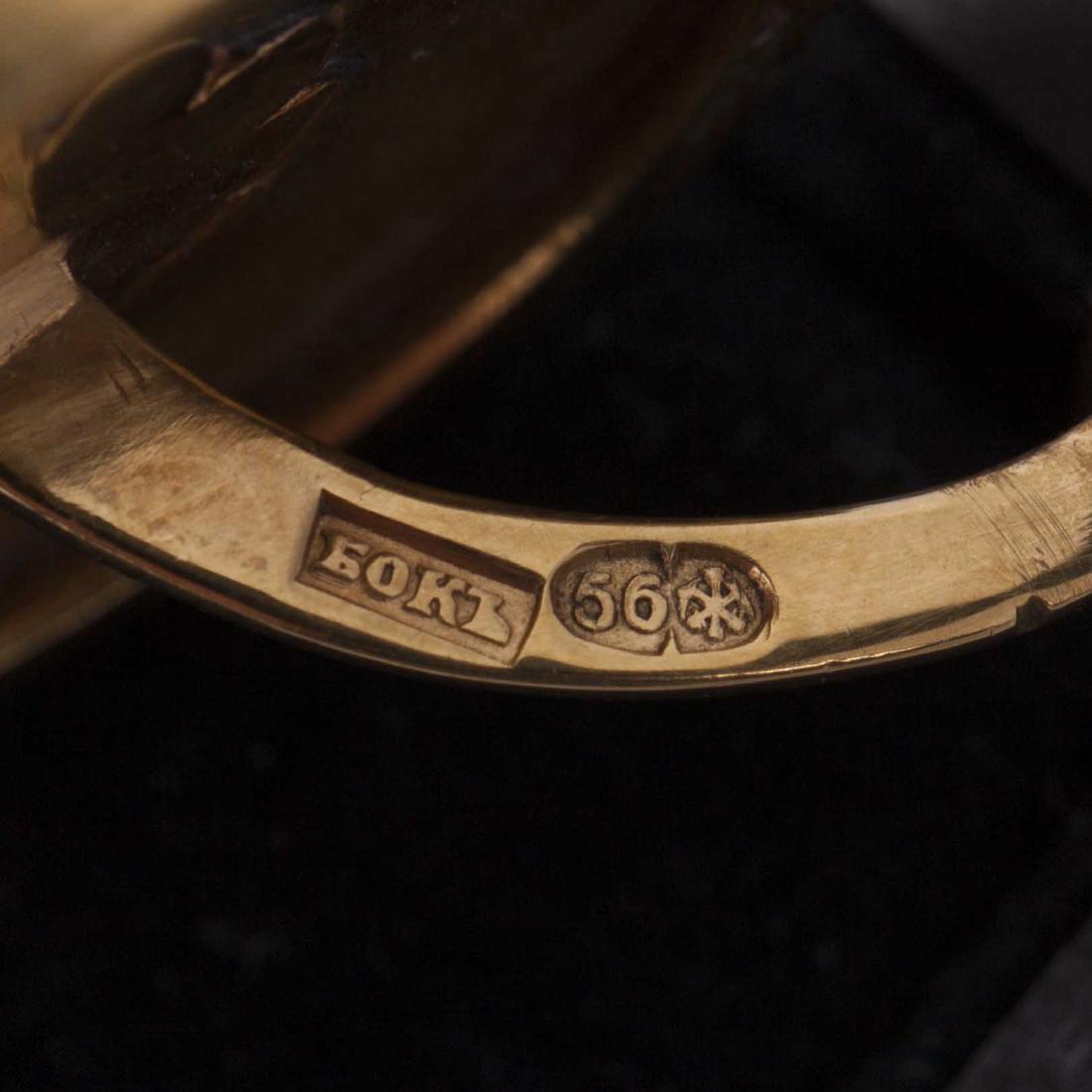 Gold and enamel cufflinks with the Coat of Arms — image 5