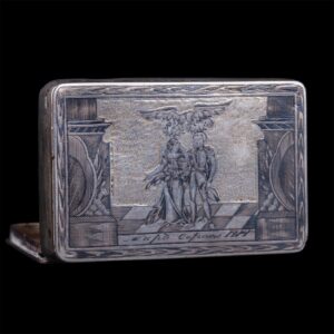 Russian silver-gilt and niello casket — image 4